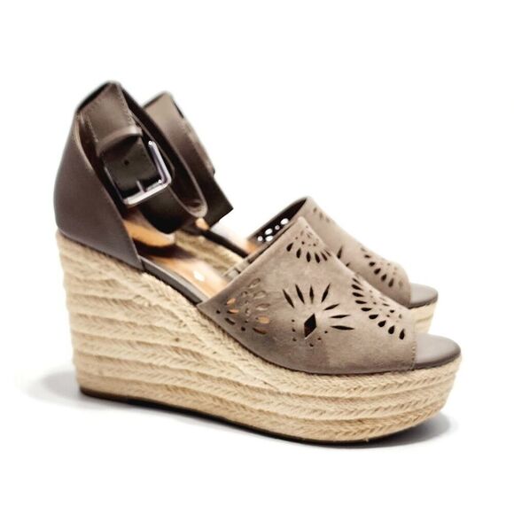 Indigo Rd. Kash Wedge Espadrille Slingback Sandals Women's Sz 8.5 Brown MSRP $80 - Picture 2 of 8